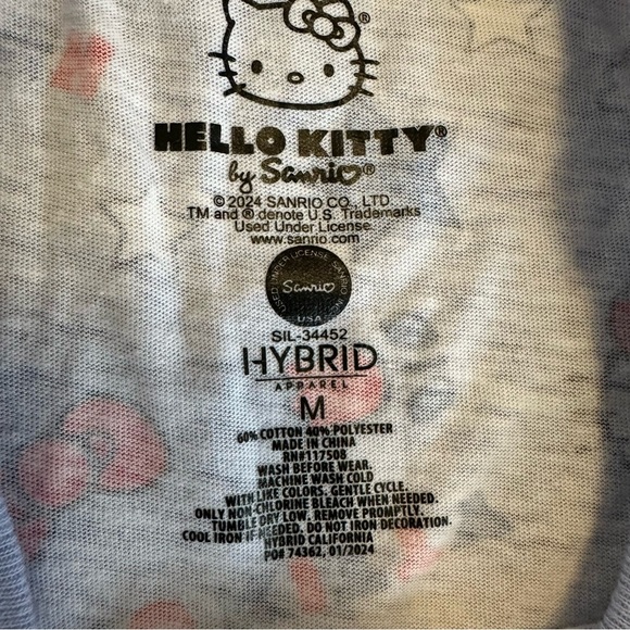 🌟3/$20🌟 Girls Hello Kitty Dress Fit In Flare Size M Red White and Blue - Picture 3 of 3